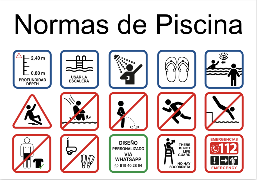 Carteles De Piscina Normas Para Piscinas carteles-de-piscina-normas-para-piscinas